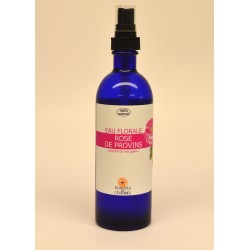 Eau florale Rose de Provins en spray, astringente et tonique