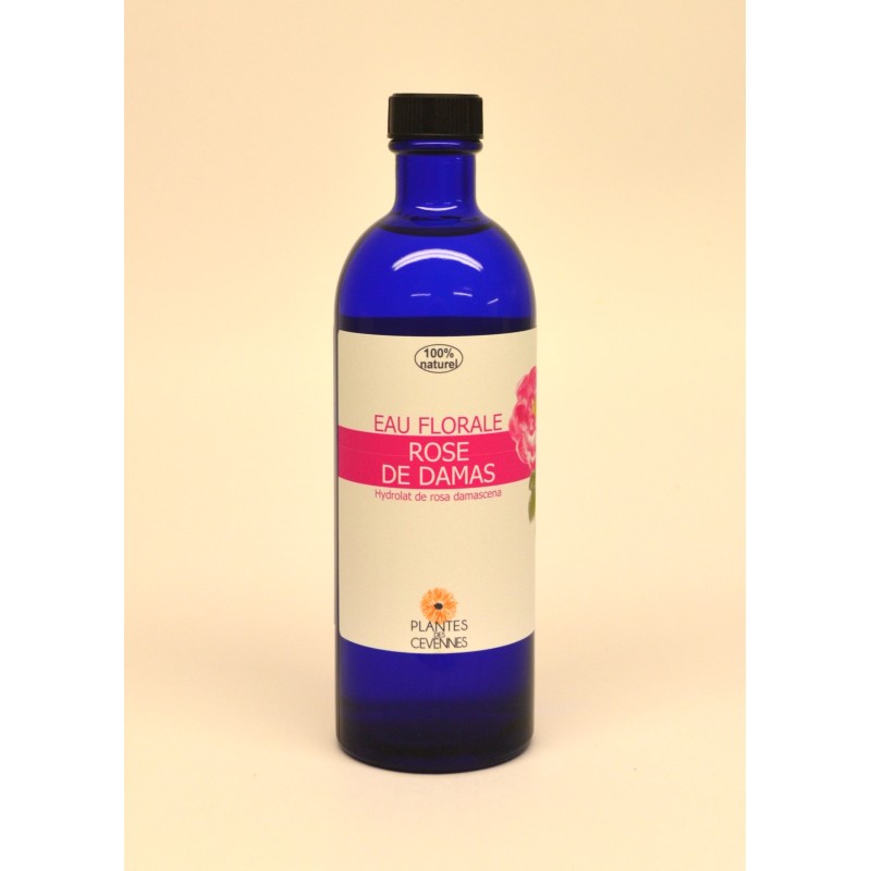 Eau florale Rose de Damas, astringente et tonique