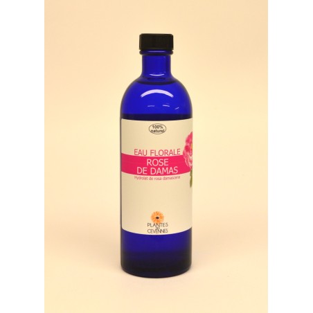 Eau florale Rose de Damas, astringente et tonique