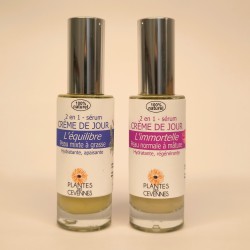Sérum 2 en 1 Crème de jour L'immortelle
