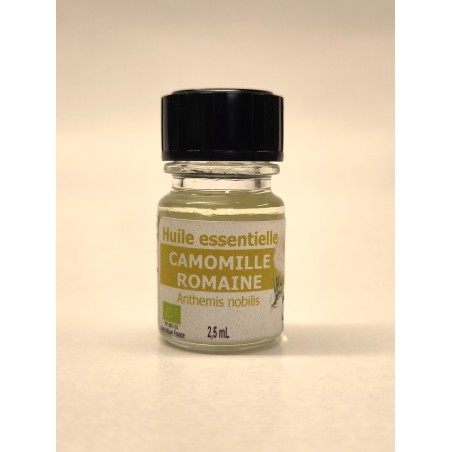 Huile Essentielle Camomille Romaine, puissante calmante